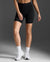 2XU Women Form Stash Hi-Rise 6" Bike Short with Pockets-MyFavoriteStyles