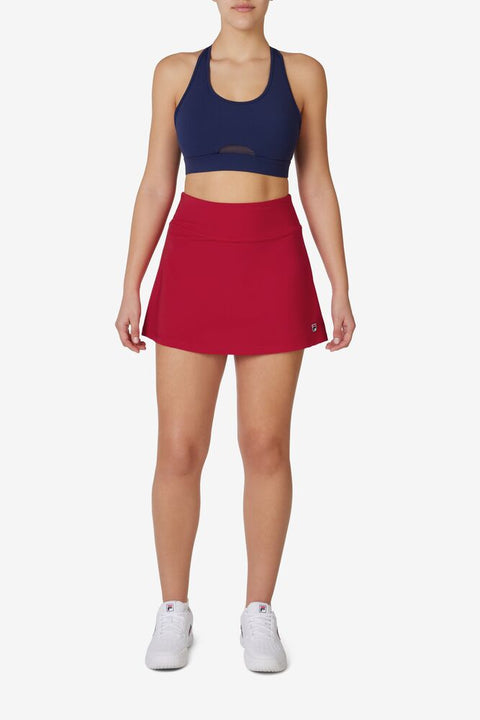 Fila Women’s Pickleball or Tennis Essentials Long Flirty Skort - MyFavoriteStyles