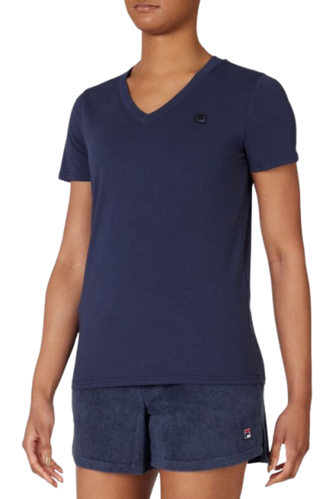 Fila Women's Elevated Essentials V-Neck Tee - MyFavoriteStyles