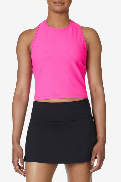 Fila Women's Ribbed Crop Top - MyFavoriteStyles